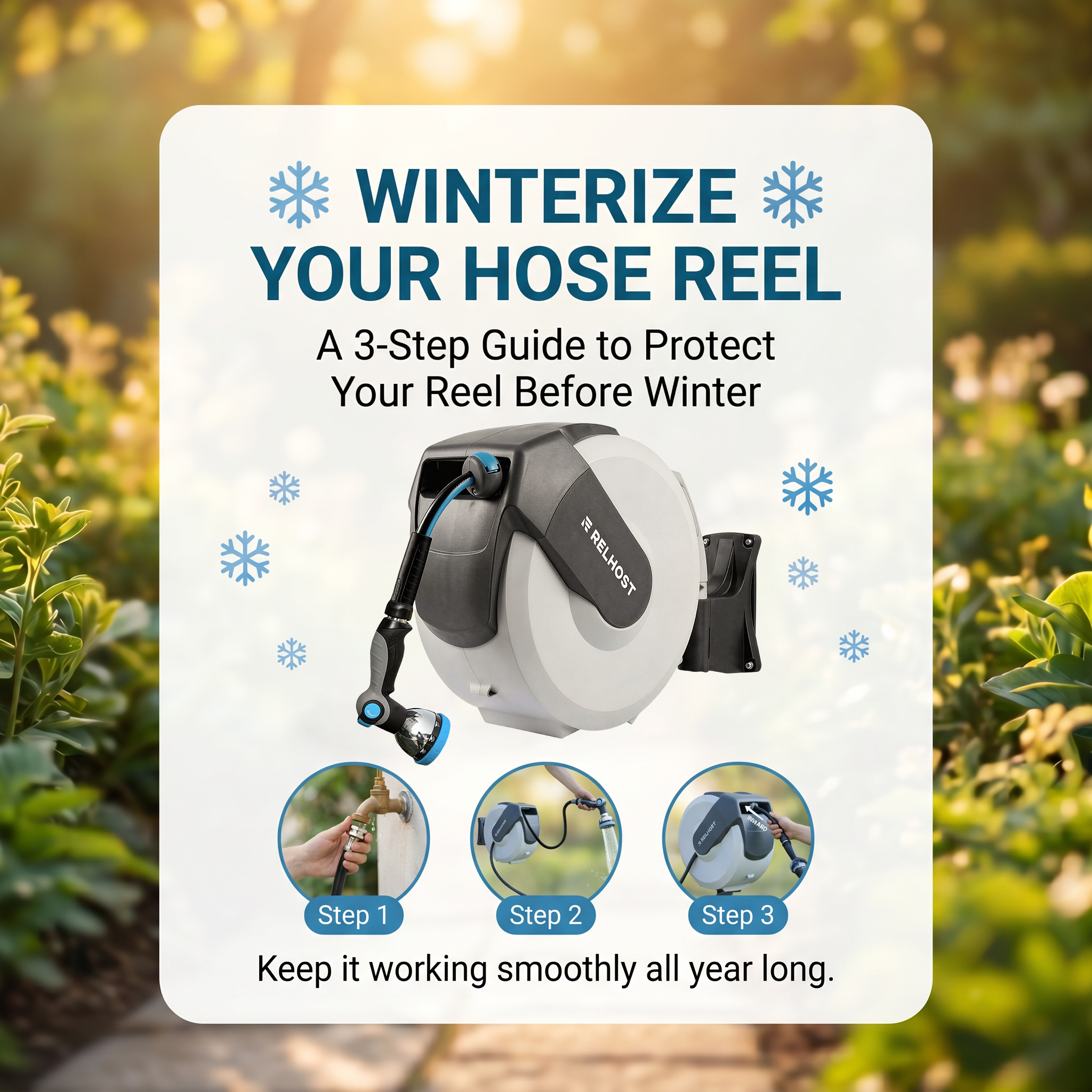 How to Store Your Garden Hose Reel in Winter (and Why It Matters)