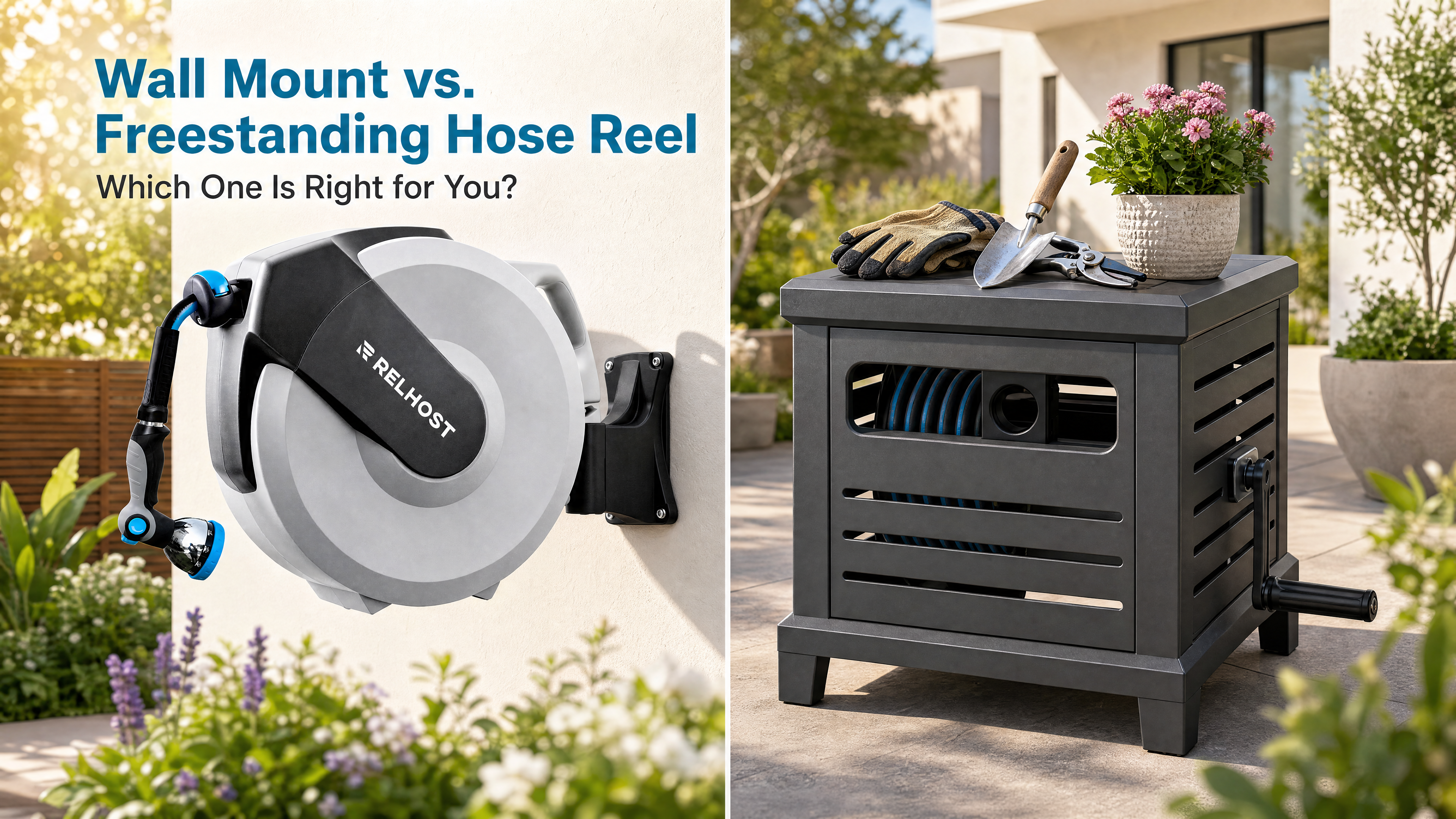 Wall Mount vs Freestanding Hose Reel — Which Is Right for You? | RELHOST