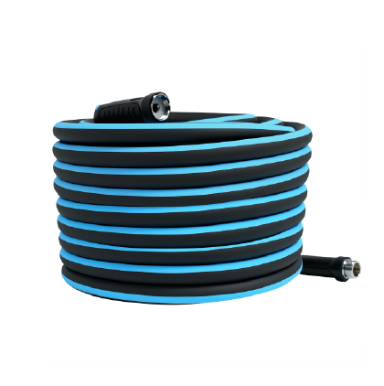 Garden Hose 100/75/50 ft x 5/8" Flexible Heavy Duty Water Hose with 360° Swivel Handle, Durable & Leak-Resistant, Lightweight for Versatile Use