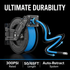 Retractable Air Hose Reel | Alloy Steel, 3/8" x 65ft, Dual Arm