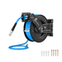 Retractable Air Hose Reel | Alloy Steel, 3/8" x 65ft, Dual Arm