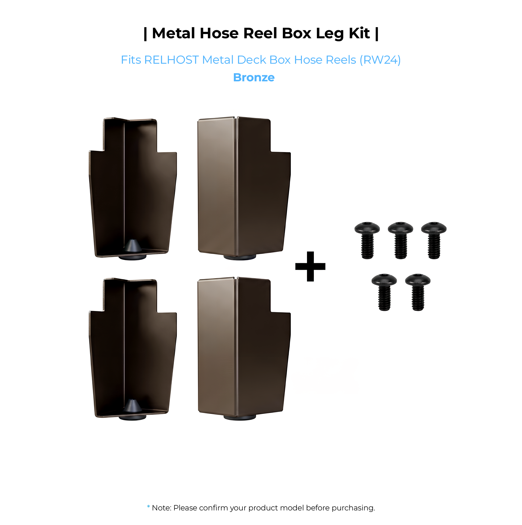 Relhost Metal Hose Reel Box Leg Kit (#13)