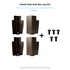 Relhost Metal Hose Reel Box Leg Kit (#13)