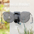 Retractable Heavy Duty Garden Hose Reel, 115 ft x 5/8 in, Dark Grey