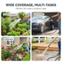 Flexible Garden Hose | 5/8" x 100/75/50ft, 360° Swivel, Heavy Duty & Leak-Resistant