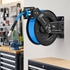 Retractable Air Hose Reel | Alloy Steel, 3/8" x 65ft, Dual Arm