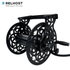 Relhost Tools Garden Hose Reel, Hose Holder with Aluminum Frame, Never-Leak System, Easy Assembly, Hose Reel Wall Mount Holds up to 135 ft x 5/8 in Hose, Ideal for Backyards, Gardens