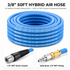 Retractable Air Hose Reel, 3/8" x 50ft, Single Arm