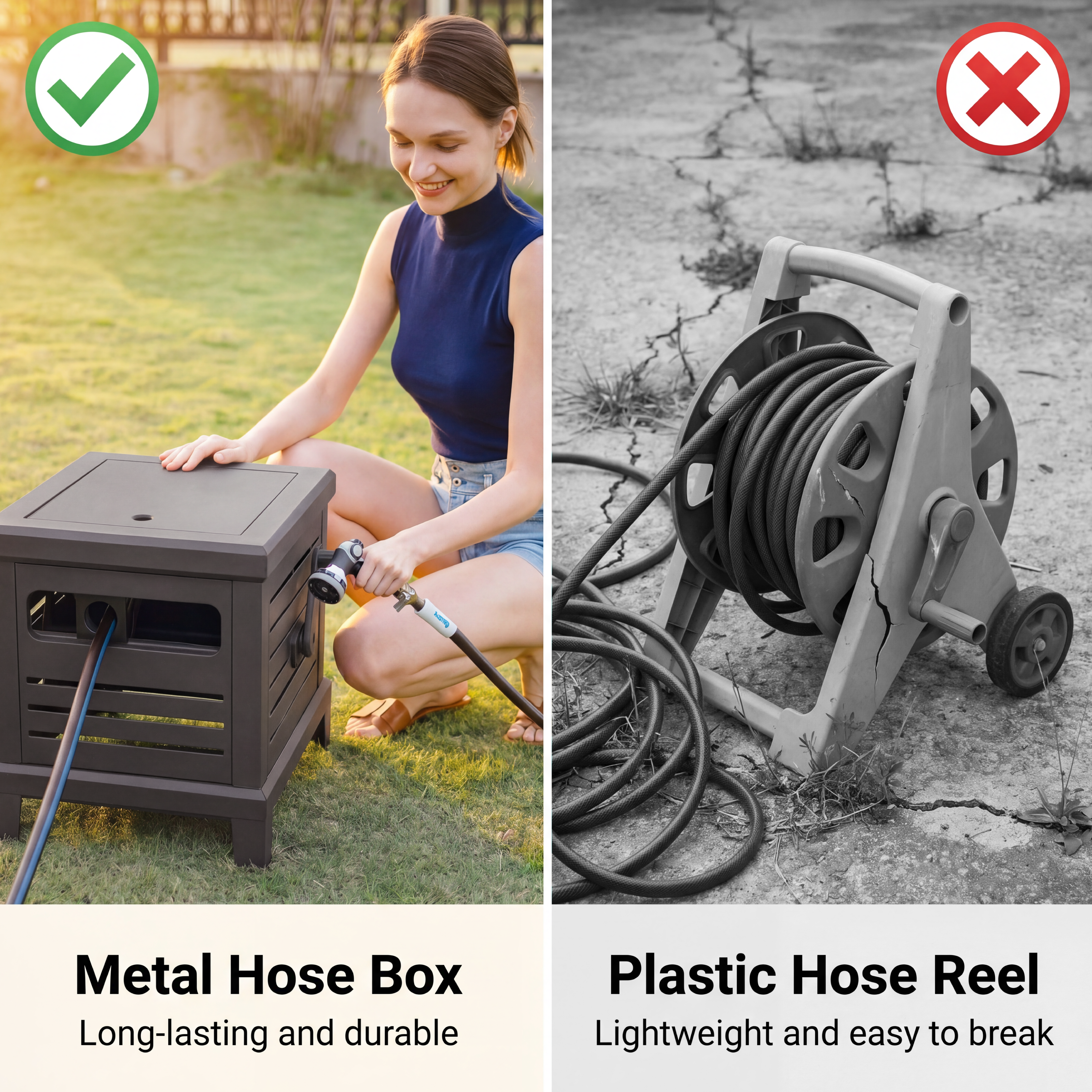 Garden Heavy Duty Hose Reel Box