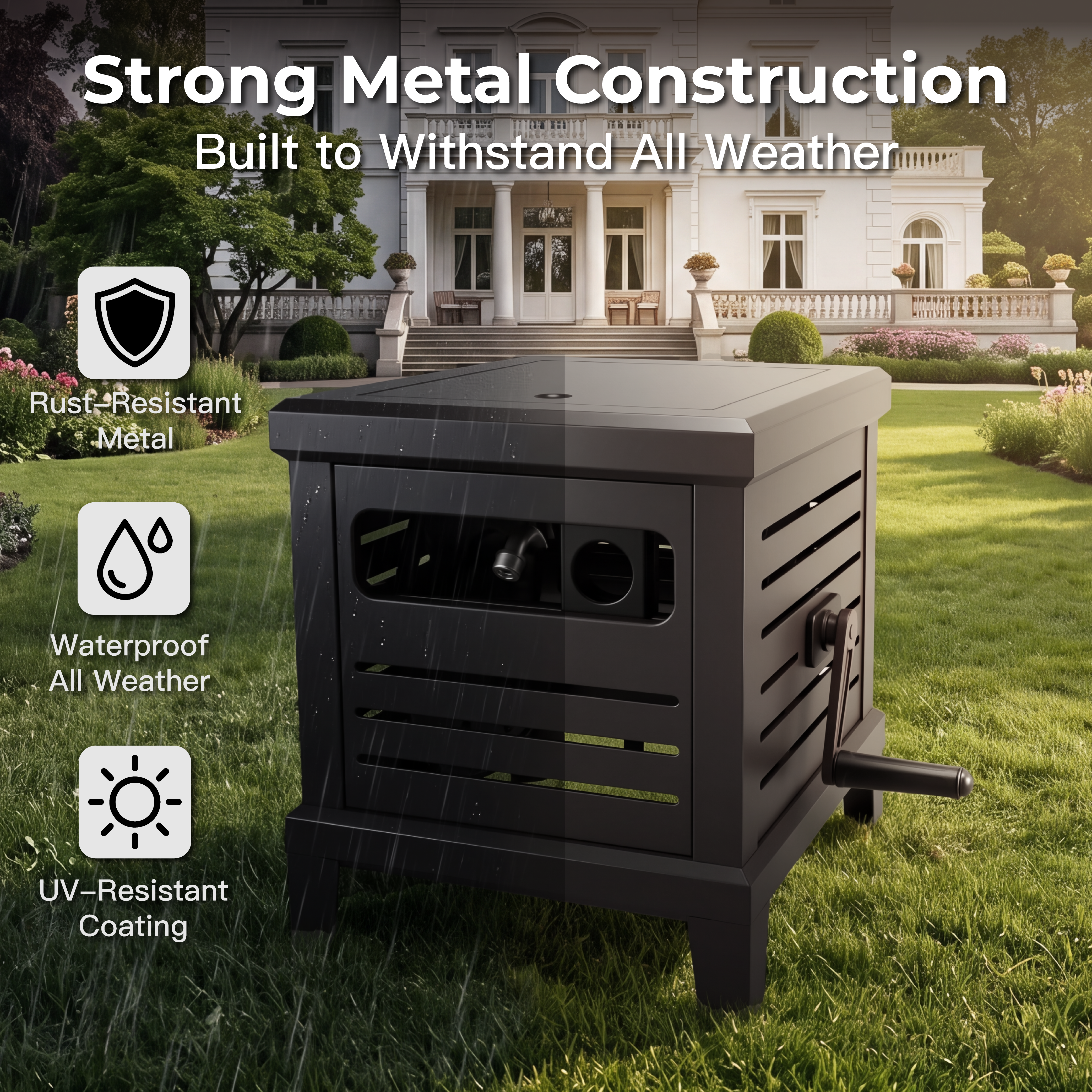 Garden Heavy Duty Hose Reel Box